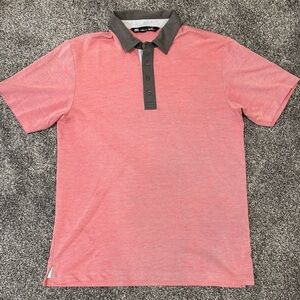 Travis Mathew Polo Shirt with Gray Collar